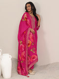 Libas Women'S Silk Blend Kurta Sets (99078O_Pink_M)