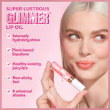 Revlon Super Lustrous Glimmer Lip Oil, Moisturizing Tinted Lip Makeup, Shiny Finish, Made With Nourishing Oils & Antioxidants, G