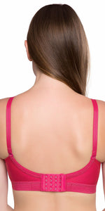 Trylo Women'S Non-Wired Bra (Krutika Plain_Rasberry_36I),Rasberry,36,B07Y47WZVM