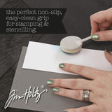 Tim Holtz Media Grip Mat - Non-Slip Reusable Silicone Pad For Stamping, Inking, And Crafting - Compatible With Glass Media Mats,