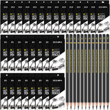 Humyoun 360 Pcs Drawing Sketching Pencil Set Professional (12b - 4h) Graphite Charcoal Gift Bulk for Artists Beginners, Pro Arti