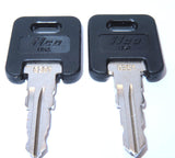 ILCO Black TOP Keys for Global Link RVs Motorhome Trailer Keys 2 ILCO Black TOP Keys Cut to Key/Lock Number from G301 to G351 IL