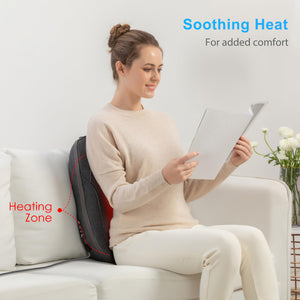 CooCoCo FSA HSA Eligible Shiatsu Back Massager with Heat, Mothers Day Gifts for Mom, Gifts for Dad Men, Portable Massage Chair P