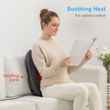 CooCoCo FSA HSA Eligible Shiatsu Back Massager with Heat, Mothers Day Gifts for Mom, Gifts for Dad Men, Portable Massage Chair P