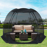 Alvantor Pop Up House Tent, Outdoor Screen Room, Canopy Tent with UV Resistant, Easy Up Foldable Screen House for Camping Garden