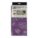 Eggplant Market Print Fridge Liner Set/6
