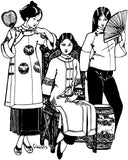 Folkwear Chinese Jacket #114 China Coat Sewing Pattern (Pattern Only) folkwear114