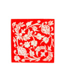 Shiv Kripa Blue Pottery Floral Decorative Mosaic Wall Tiles (3 X 3 Inch Set Of Tiles) (16)