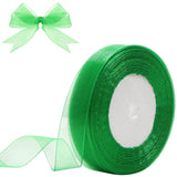 Hiswan 3/4 inch Sheer Organza Ribbon 50 Yards Chiffon Ribbon for Gift Wrapping Christmas Halloween Decoration Wedding Flower Bou