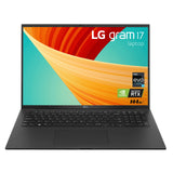 LG gram 17Lightweight Laptop, Intel 13th Gen Core i7 Evo Platform, Windows 11 Home, NVIDIA RTX3050 4GB GPU, 32GB RAM, 2TB SS