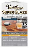Varathane RustOleum Parks Super Glaze, 241352 Ultra Glossy Epoxy Finish and Preservative Kit, Clear 32 Fl Oz