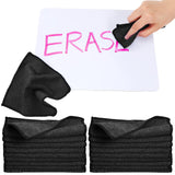 Tanlade Microfiber Cleaning Cloth 6x6 Cleaning Rags Reasonable Kitchen Towels Microfiber Towels Cars Wash Dry Erase Cloth(Black,