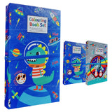 FunBlast Cartoon Colouring Book with 8 Double Side Colour Pencils, Art and Craft Drawing Color Book Set for 3+ Years Old Boys, G