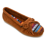 Minnetonka Women's Kilty Suede Hardsole Moccasin, Arizona, 7.5 M US