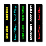 woopme 5 PCs Good Vibes Magnetic Bookmark for Students Kids Book Lovers Readers Gift Magnetic Page Clips Folding