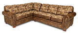 American Furniture Classics Model River Bend Two Piece Sectional Sofa, Brown