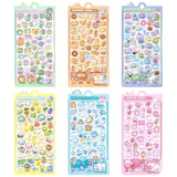 6Pcs Puffy Stickers, Stickers Set, 3D Stickers Cute And Vibrant Decorative Stickers For Kids, Variety Pack For Journals, Scrap