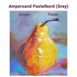 Ampersand Art Supply Pastel Painting Panel: Museum Series Pastelbord, Green, 1/8 Inch Flat Profile, 5X7 - Pack Of 3