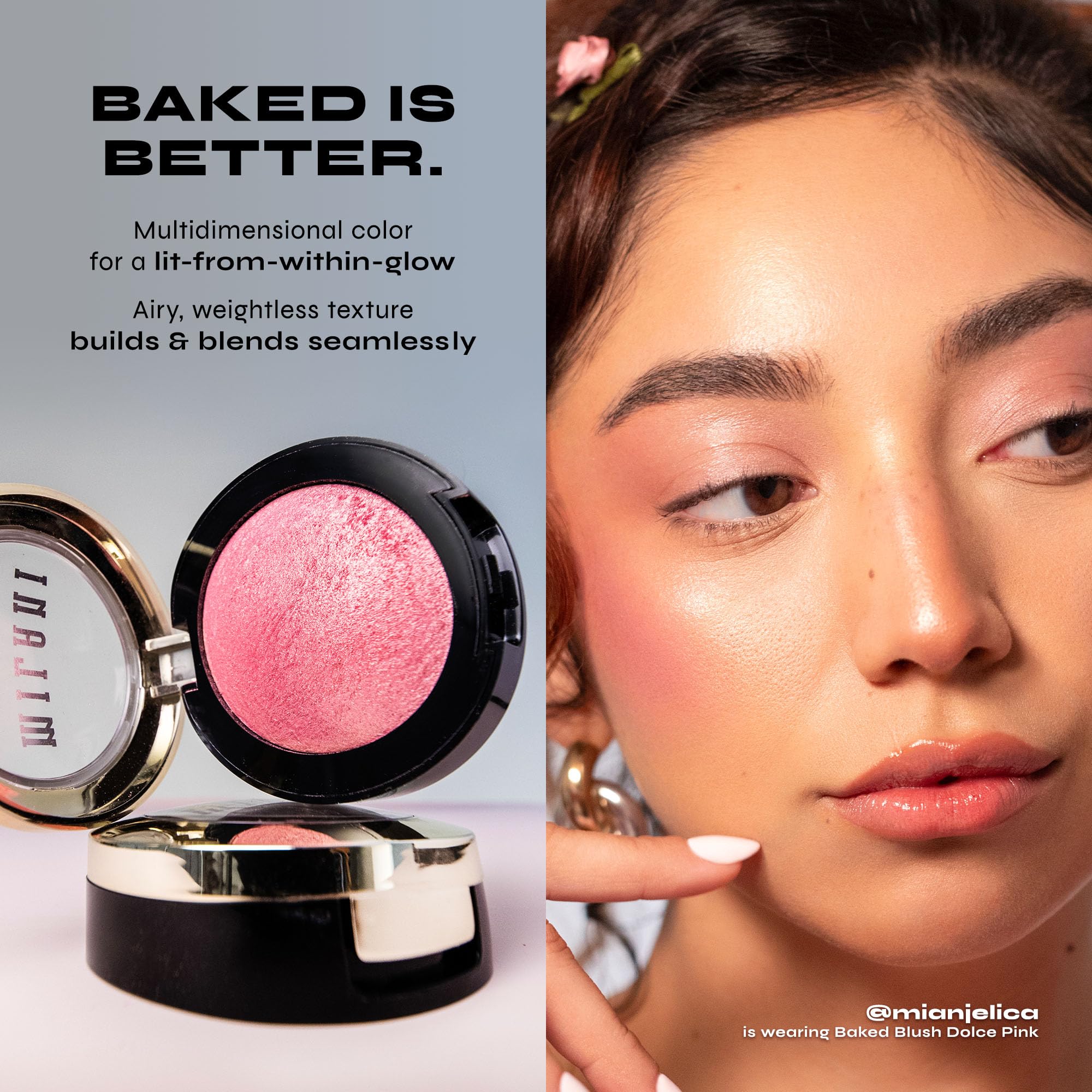 Milani Baked Blush - corallina (012 Ounce) cruelty-Free Powder Blush - Shape, contour & Highlight Face for a Shimmery or Matte F