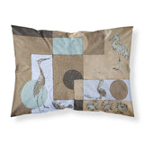 Caroline'S Treasures 8103Pillowcase Blue Heron Moisture Wicking Fabric Standard Pillowcase, Large, Multicolor