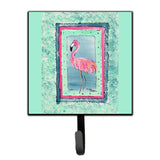 Caroline'S Treasures 8107-Bsh4 Bird-Flamingo Leash Holder Or Key Hook 8107, Small, Multicolor