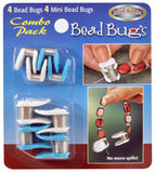 Bead Buddy 8 Piece Bead Bug Combo Pack - Spring Clamps for Beading and Jewelry Making - 8 Spring Clamps Per Package