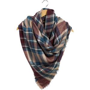 Tickled Pink Mulberry Blanket Scarf