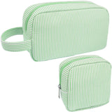 2Pcs Mini Makeup Bag, Small Makeup Pouches for Purse Cute Cosmetics Bag Pouch with Slip-in Pockets Small Travel Toiletry Bag Zip