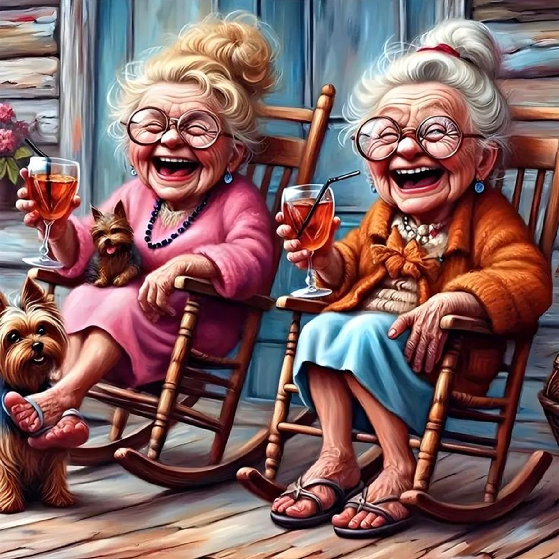 Ekuxom Diamond Art Kits for Adults, Full Drill Painting Kits for Adults Beginners, Diamonds Gem Art Painting Kits Home Wall Deco