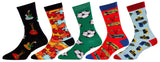 Rc. Royal Class Boys Calf Length Pure Cotton Multicolored Socks(Pack Of 5 Pairs)(89 Years)