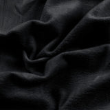Entisn Minky Fabric by The Yard, 2 Yards x 60 Inch Wide Pre-Cut Minky Fleece Fabric Black Cuddle Minky Fabric, Soft Plush Fabric