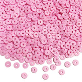 5000pcs Pink Clay Beads Polymer Clay Heishi Flat Round Spacer Beads for Bracelets Earring Necklace Making DIY Handmade Craft, 6m