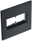 Legrand adorne Graphite, 2Gang Wall Plate, AWP2GGR4