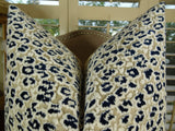 Plutus Brands Plutus Soft Cheetah Handmade Throw Pillow, 12 X 25, Cream/Black