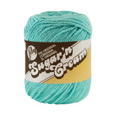Lily Sugar N Cream The Original Solid Yarn, 2.5oz, Medium 4 Gauge, 100% Cotton - Seabreeze - Machine Wash & Dry