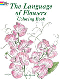 Dover Publications Book, The Language Of Flowers Coloring