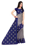 Tamaira Fashion Womens Plain Cotton Saree Without Blouse Piece (973_Grey)