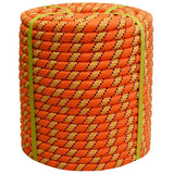 CRAYZA 3/4 Inch x 200 Feet Double Braided Arborist Rigging Rope - Heavy Duty Polyester Rope for Tree Work Climbing Swing Nautica