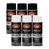 COLOR CARE Spray Paint, 12 oz, 6-Pack (Gloss Black & Gloss White Mix) - All-Purpose, Indoor & Outdoor, Rust Resistant, for Wood,