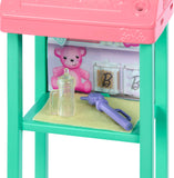 Barbie Baby Doctor With Brunette Fashion Doll Wearing Pink Scrubs, 1 Baby Doll With Accessories & Furniture