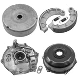 Caltric 43010-HN2-000 Rear Brake Panel & Drums With Shoe Compatible with Honda Foreman Rubicon 500 TRX500 2001-2014 / Foreman 50