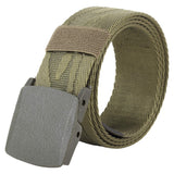 Zacharias MenS Nylon Self Design Belt Rst07 (Green;Free Size) (Pack Of 1)