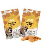 iPaw Dog Treats for Puppy Training, All Natural Human Grade Dog Treat, Hypoallergenic, Easy to Digest (Chicken Chips), 2 Packs