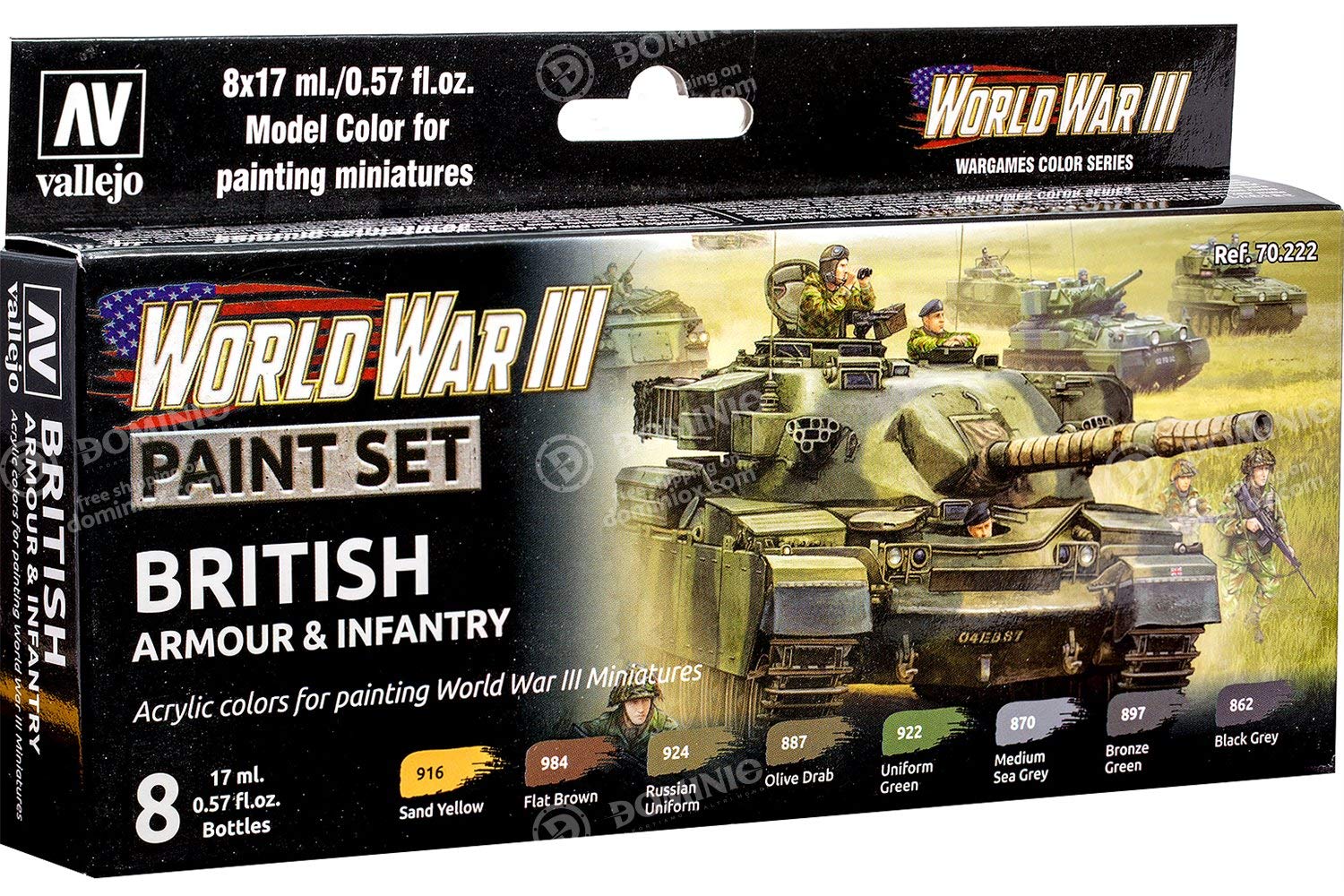 Vallejo Model Color Wwiii British Armour & Infantry