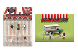 American Diorama Farmer'S Market 1:64 Metal Figures Set Ad-76501Mj