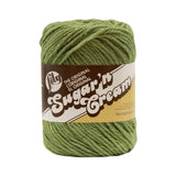 Lily Sugar N Cream The Original Solid Yarn, 2.5oz, Medium 4 Gauge, 100% Cotton Sage Green Machine Wash & Dry