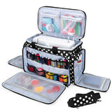 LUXJA Sewing Machine Carrying Bag with Removable Padding Pad, Travel Case for Sewing Machine and Accessories (Fit for Most Stand
