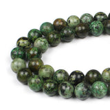 MJDCB Natural African Turquoise Beads Round Loose Stone Beads for Jewelry Making DIY Bracelet Necklace Accessory 15 (12mm)