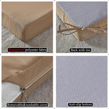 18 x 18 Inch Outdoor Chair Cushions for Patio Furniture, UV Resistant Non Slip Waterproof Replacement Patio Seat Cushion with Ti