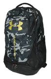 Under Armour Mens UA Hustle 3.0 Backpack (Black / Metallic Gold007), One Size